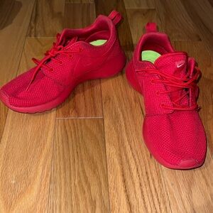 Nike Roshe One Triple Red Varsity. Custom Women’s size 7